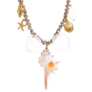 Conch & Starfish Statement Necklace | NWOT